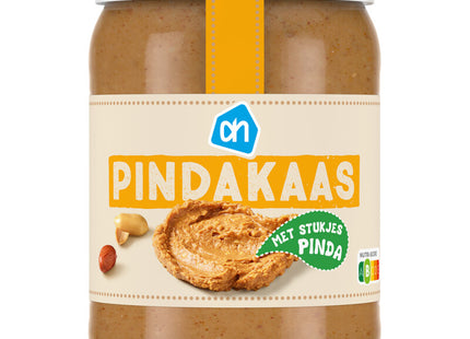 Pindakaas met stukjes pinda
