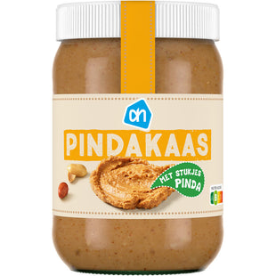 Pindakaas met stukjes pinda