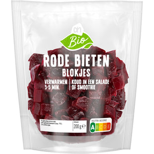Biologisch Rode bieten blokjes