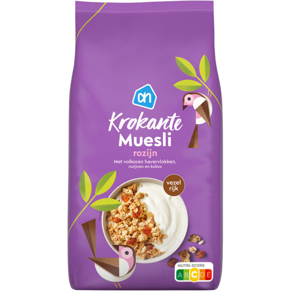 Krokante muesli rozijn
