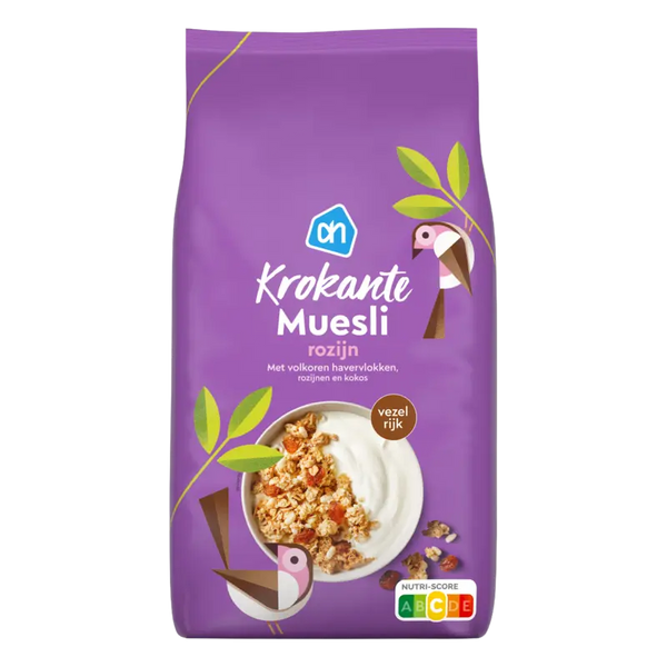 Krokante muesli rozijn
