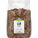 Biologisches Leinsaat zerbrochen