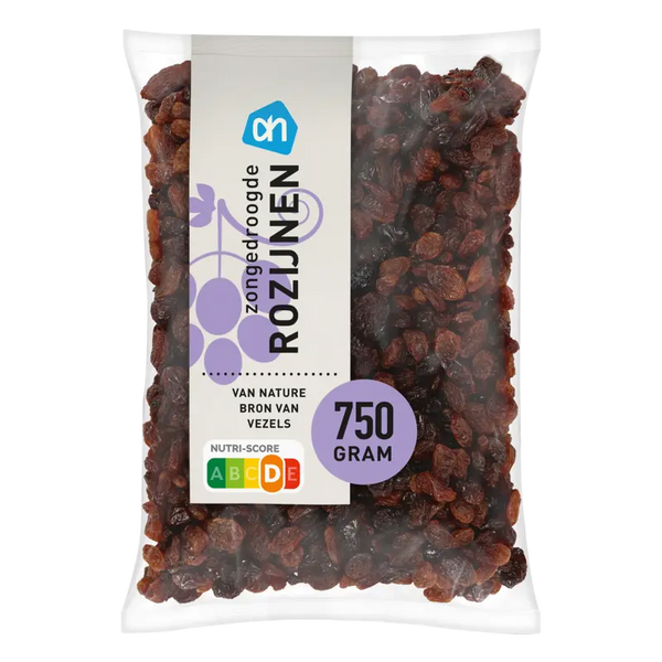 Sun-dried raisins