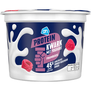 Protein kwark met yoghurt framboos