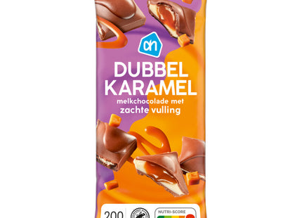 Reep melkchocolade dubbel karamel
