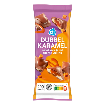 Milk chocolate with filling, praline