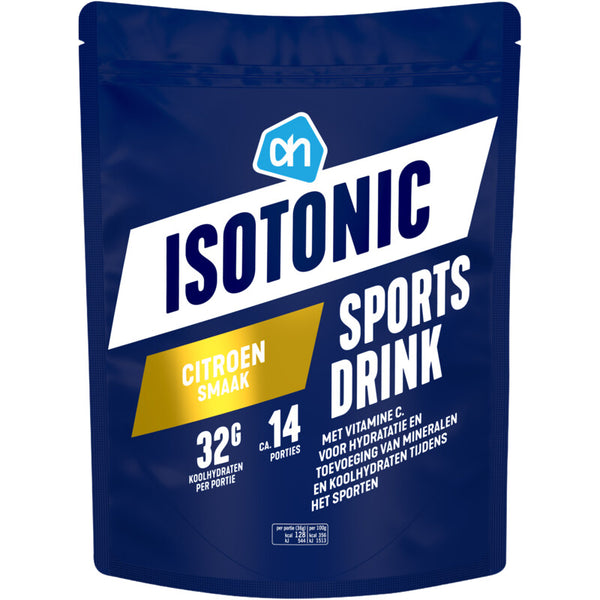 Isotonic sports drink lemon flavour