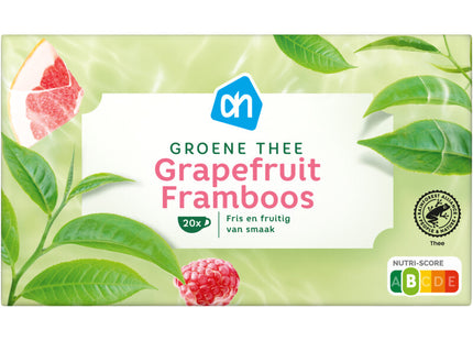 Groene thee grapefruit framboos