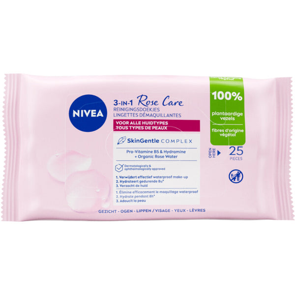 NIVEA Miccelair rose water reinigingsdoekjes