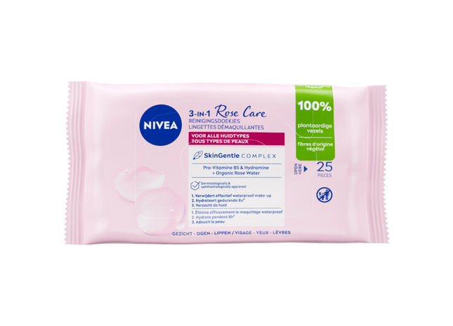NIVEA Miccelair Rosenwasser-Reinigungstücher