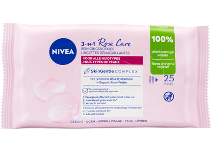 NIVEA Miccelair Rosenwasser-Reinigungstücher