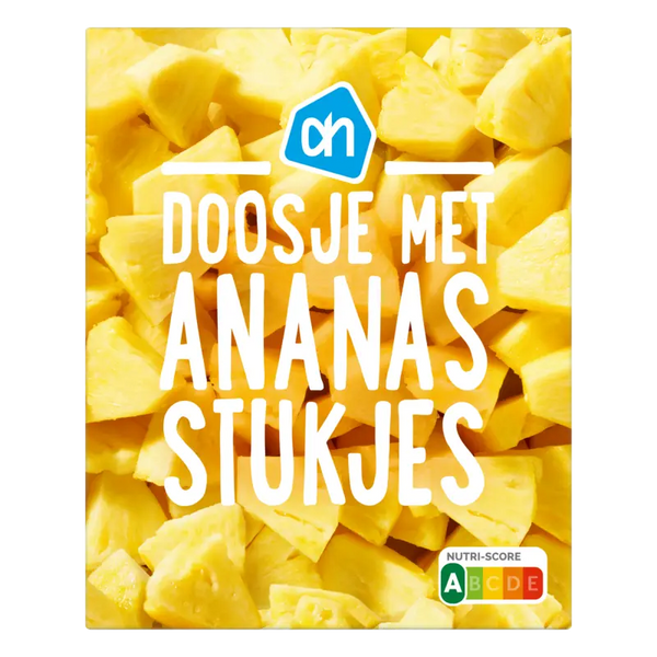 Box of pineapple pieces
