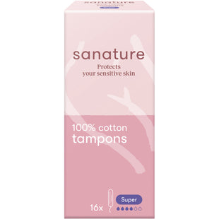 Sanature Baumwolltampon Super