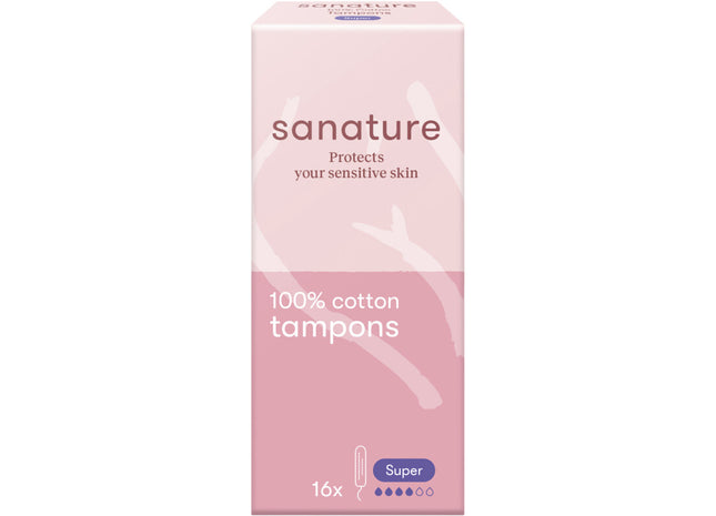 Sanature Baumwolltampon Super