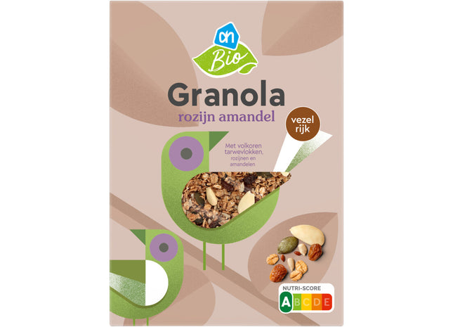 Biologisch Granola rozijn amandel