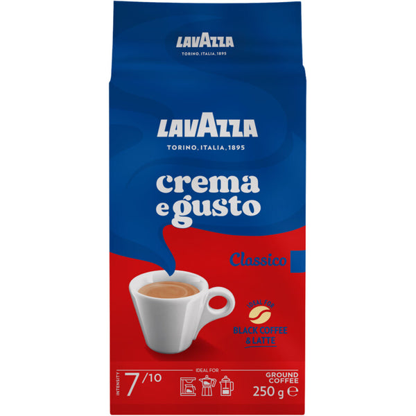 Lavazza Crema e gusto classico gemalen koffie