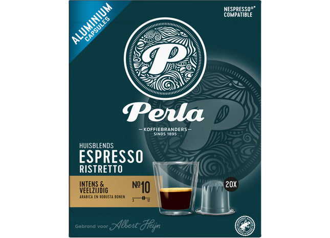 Perla Huisblends Espresso ristretto capsules
