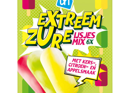 Extreem zure ijsjesmix