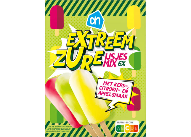 Extreem zure ijsjesmix