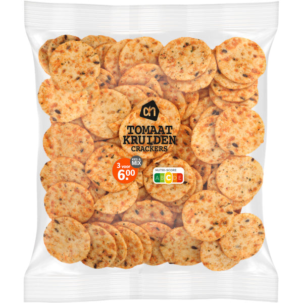 Tomato herb crackers