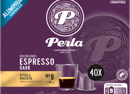 Perla Huisblends Espresso dark capsules