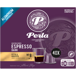 Perla Huisblends Espresso dark capsules