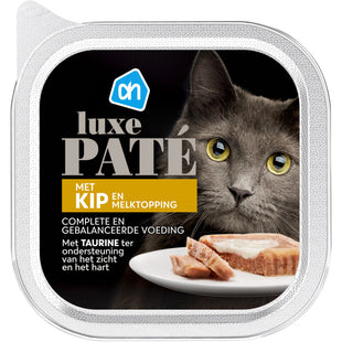 Luxe paté met kip en melktopping