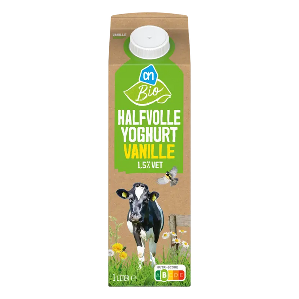 Organic Semi-skimmed Vanilla Yogurt 1.5%