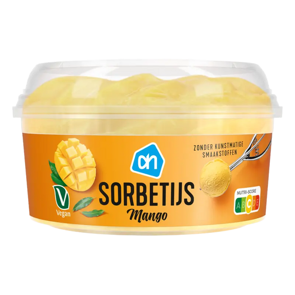 Mango sorbet