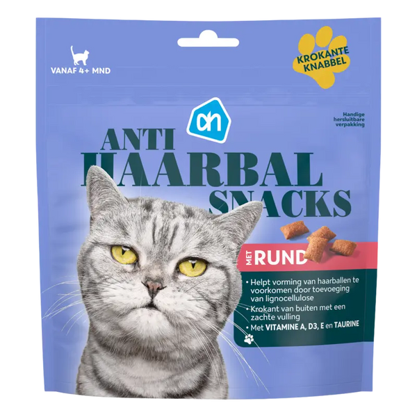 Anti haarbal snacks met rund
