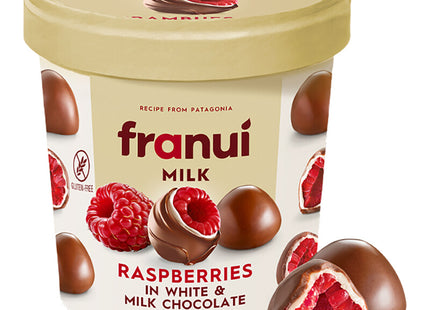Franui Raspberries in white & milk chocolate