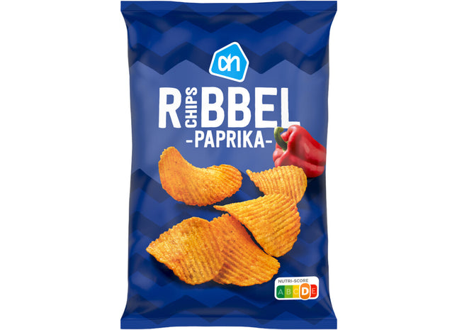 Ribbelchips paprika