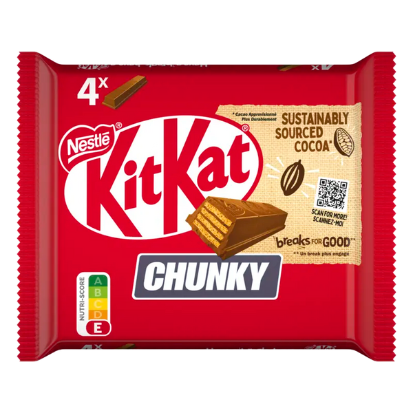 Kitkat Chunky milk chocolate bar 4-pack