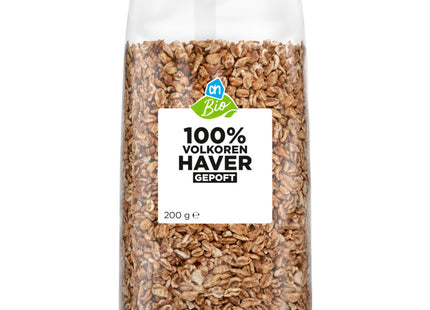 Biologisch 100% volkoren haver gepoft