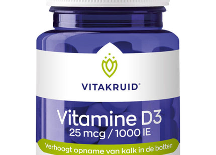 Vitakruid Vitamine D3 25mcg/1000IE