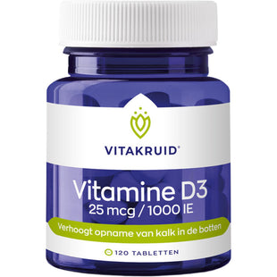 Vitakruid Vitamine D3 25mcg/1000IE
