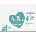 Pampers Harmonie aqua babydoekjes 15-pack