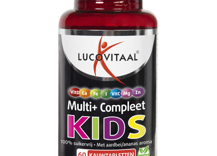 Lucovitaal Multi+ compleet kids kauwtablet