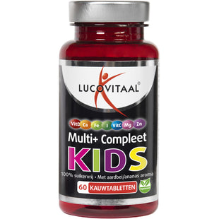 Lucovitaal Multi+ compleet kids kauwtablet