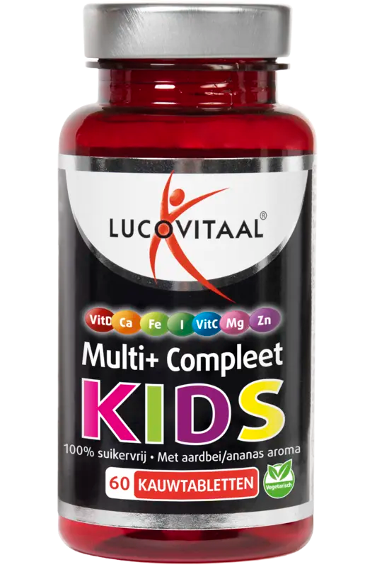 Lucovitaal Multi+ compleet kids kauwtablet