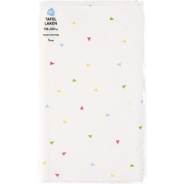 Tafellaken driehoekjes 138x220cm