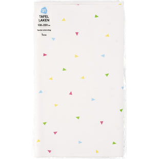 Tafellaken driehoekjes 138x220cm