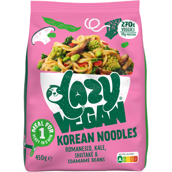 Lazy Vegan Korean noodles meal