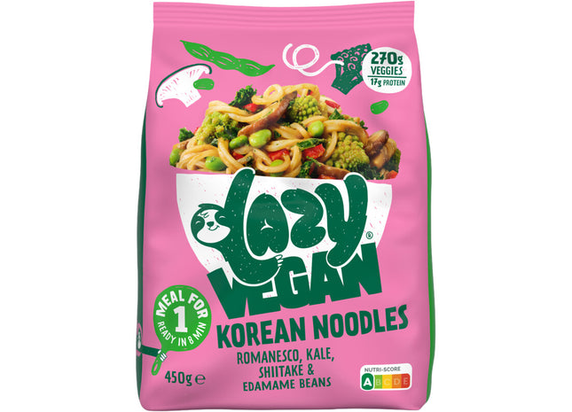Lazy Vegan Korean noodles maaltijd