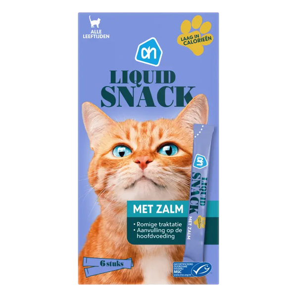 Liquid snack met zalm