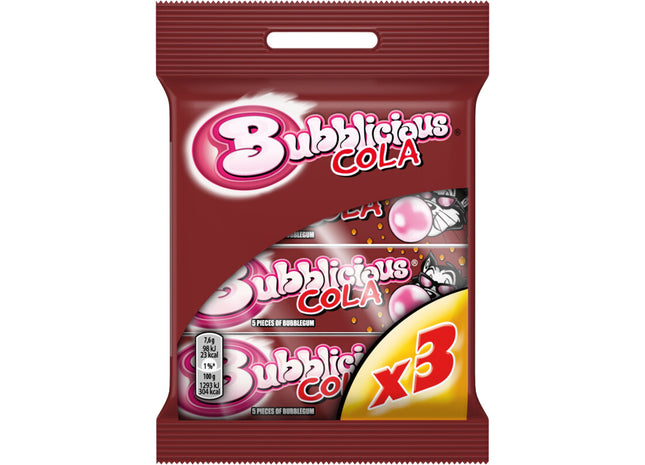 Bubblicious Cola 3-pack