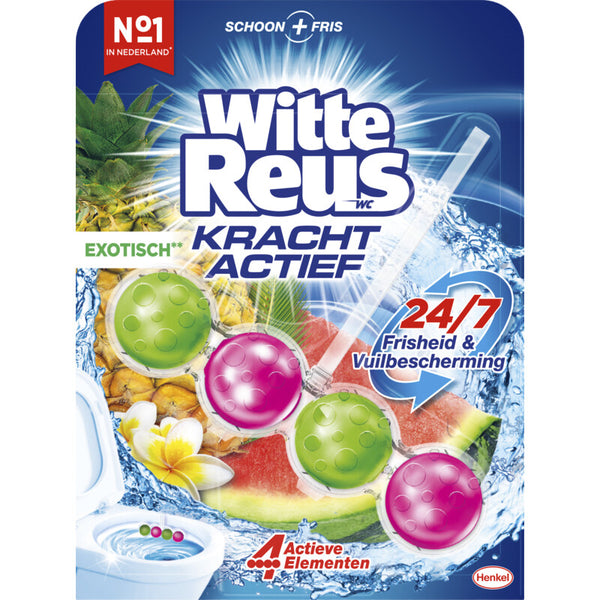 White Giant Toilet Block power active exotic