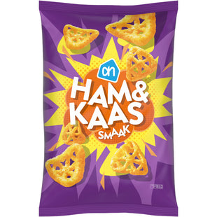 Snacks mit Schinken- und Käsegeschmack