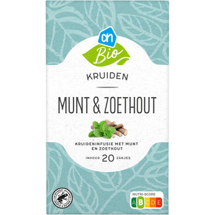 Biologisch Kruiden munt zoethout
