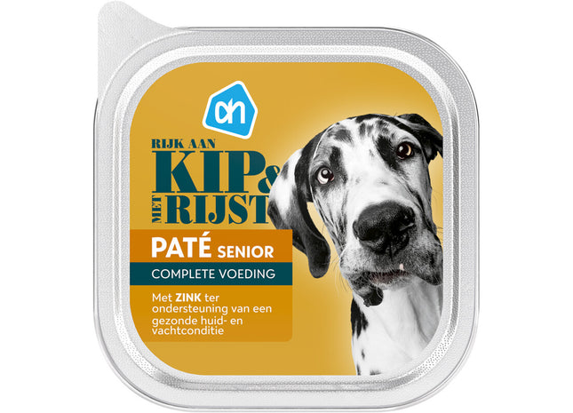 Paté senior rijk aan kip en rijst